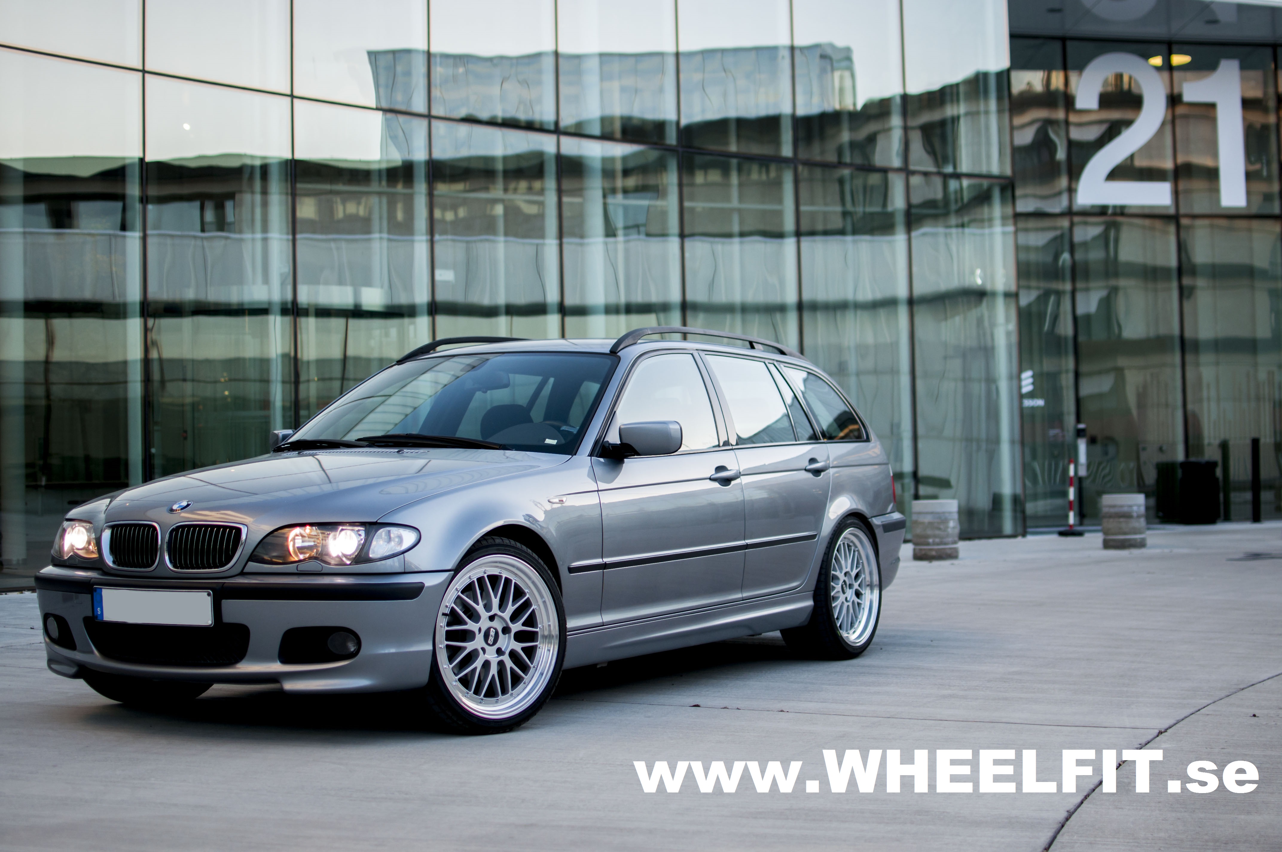 19" LM style sil/pol BMW E46 - 2