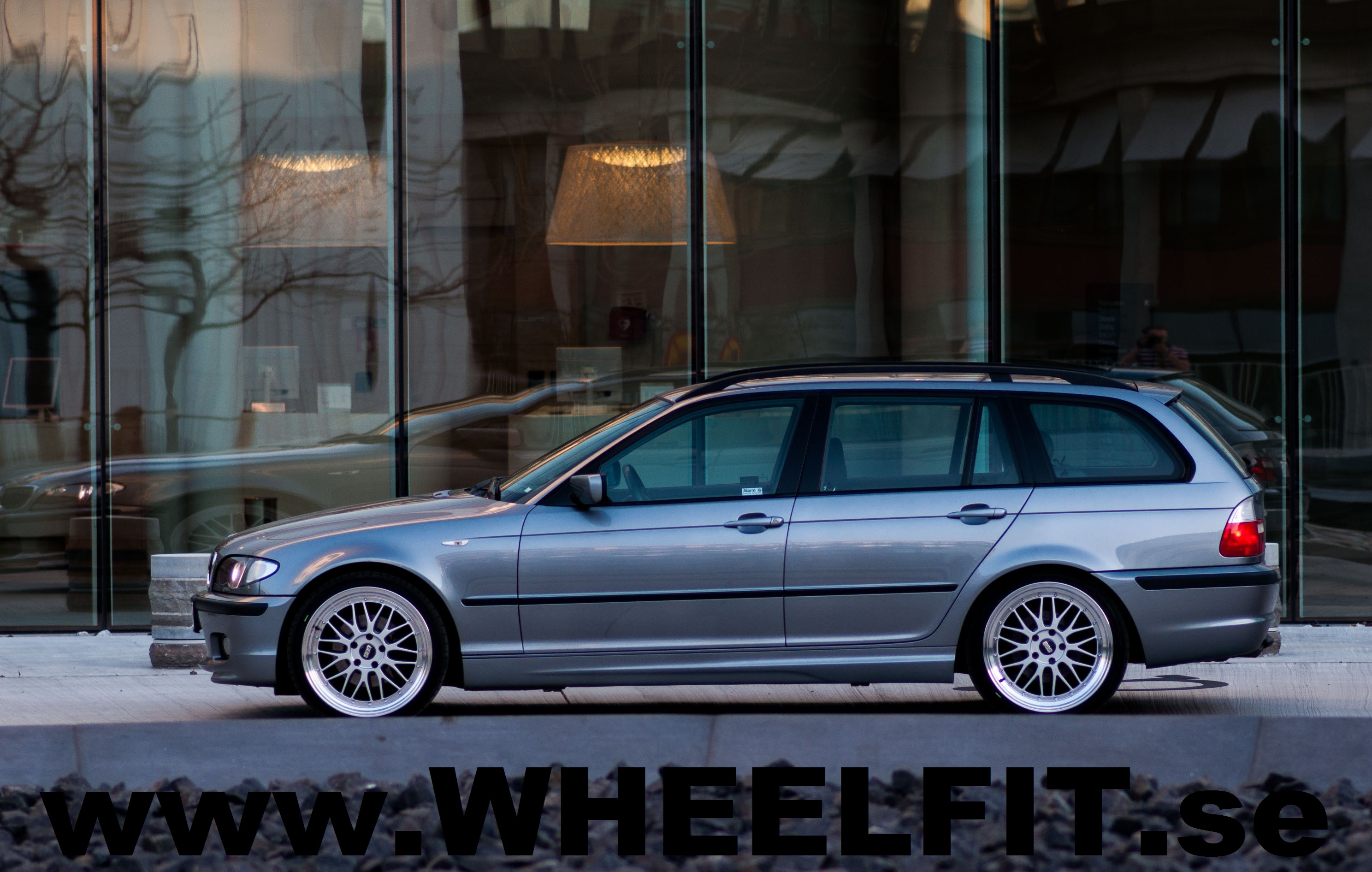 19" LM style sil/pol BMW E46