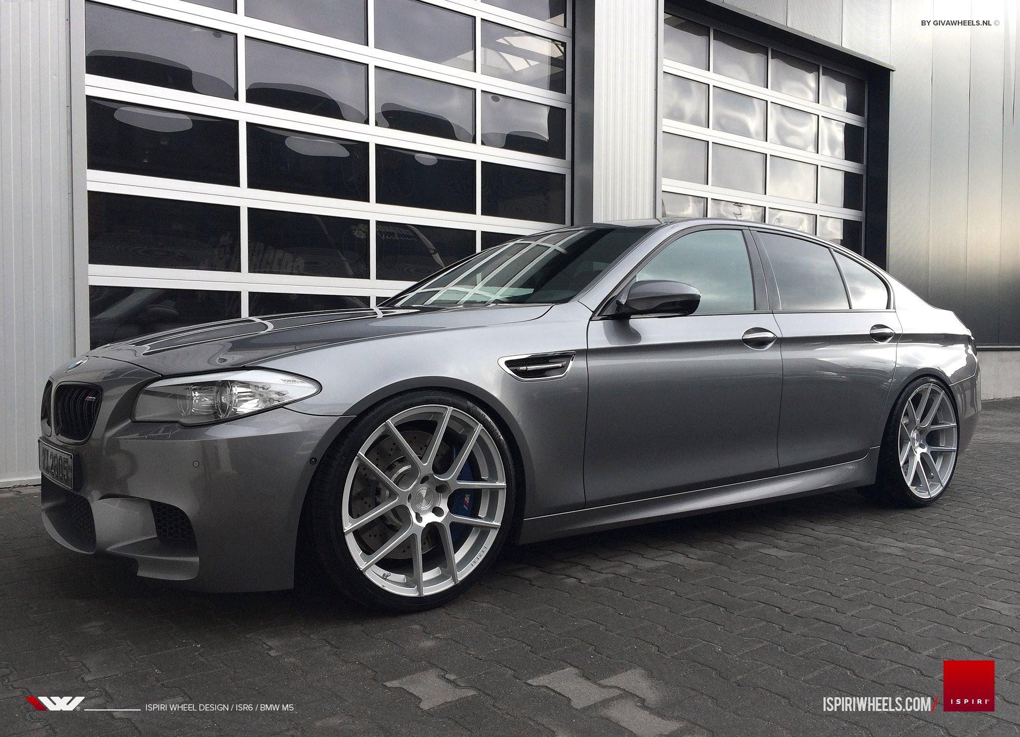 20" Ispiri ISR6 Satin silver/polished 5x120 - 4