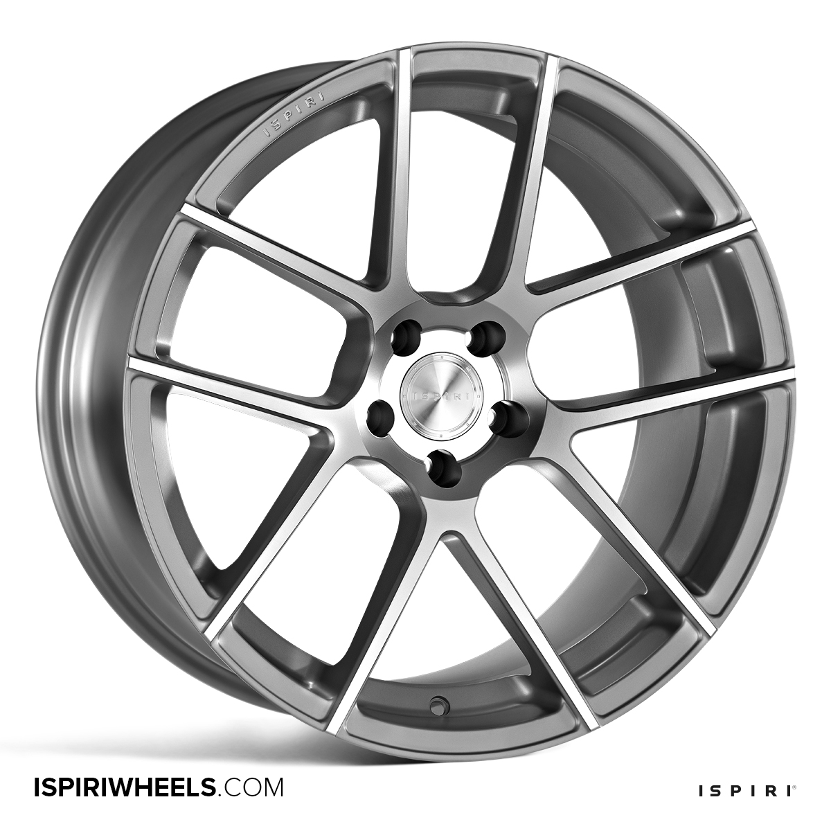20" Ispiri ISR6 Satin silver/polished 5x120