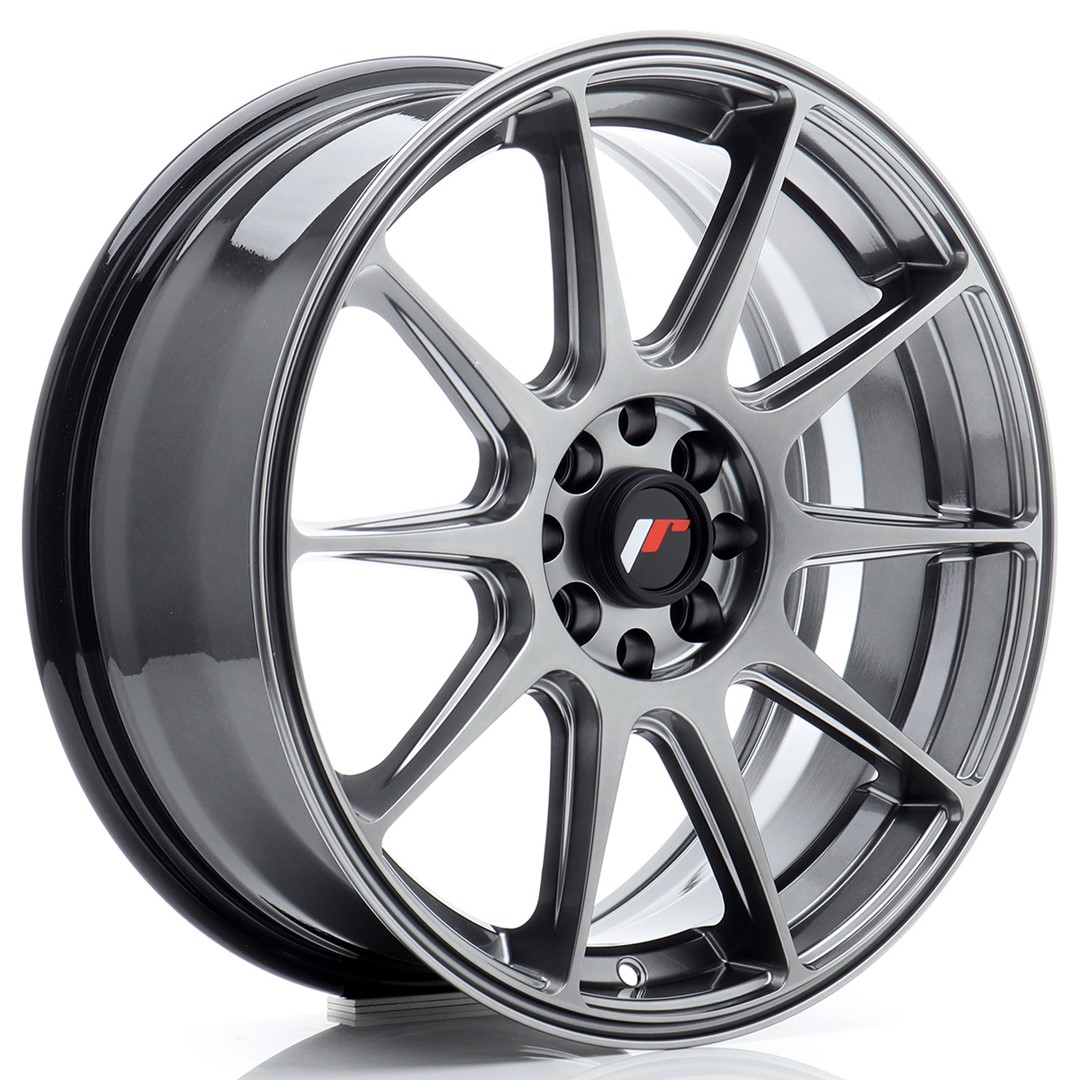 JR Wheels JR11 17x7 ET35 4x100/114.3 Hyper Black