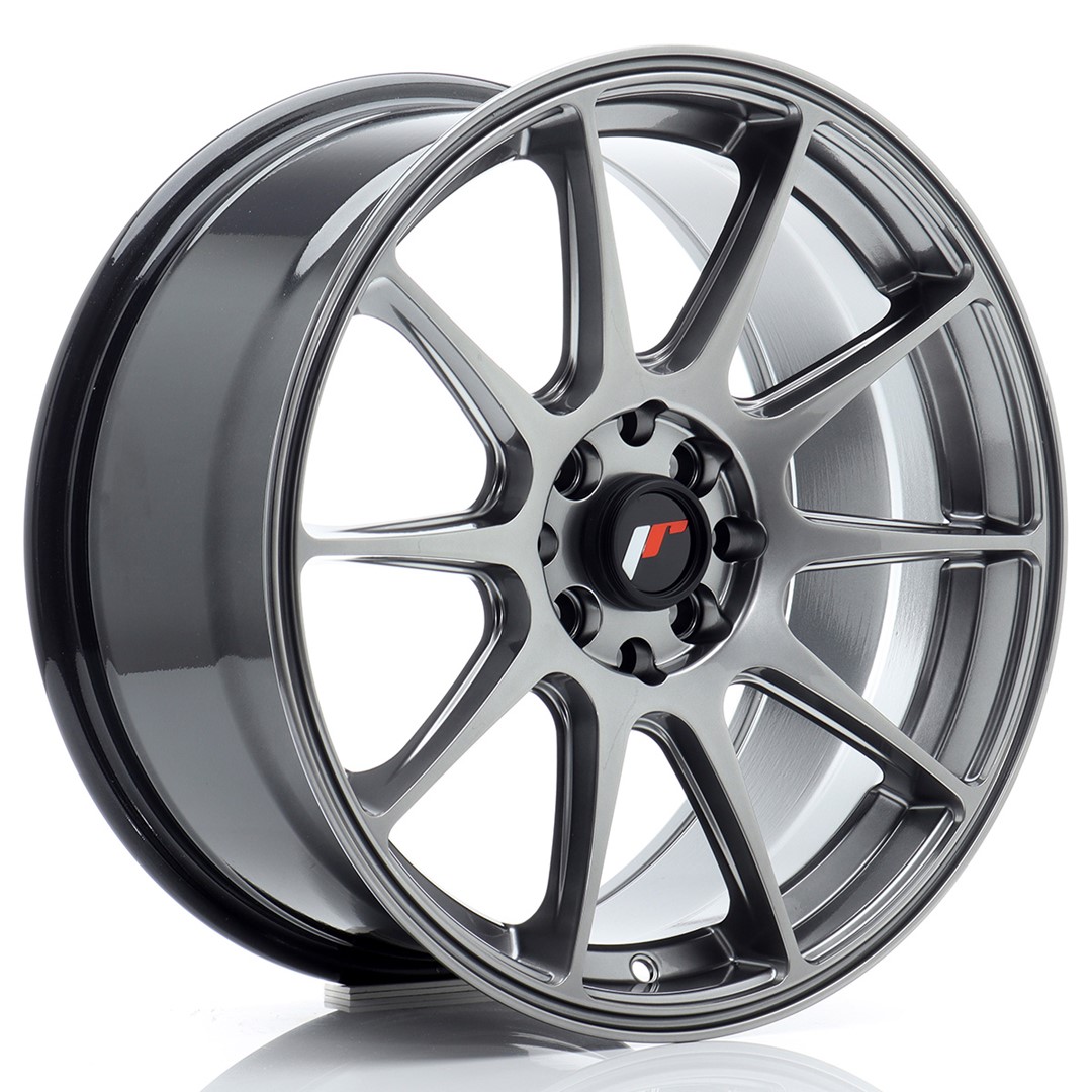 JR Wheels JR11 17x8 ET35 5x112/114.3 Hyper Black