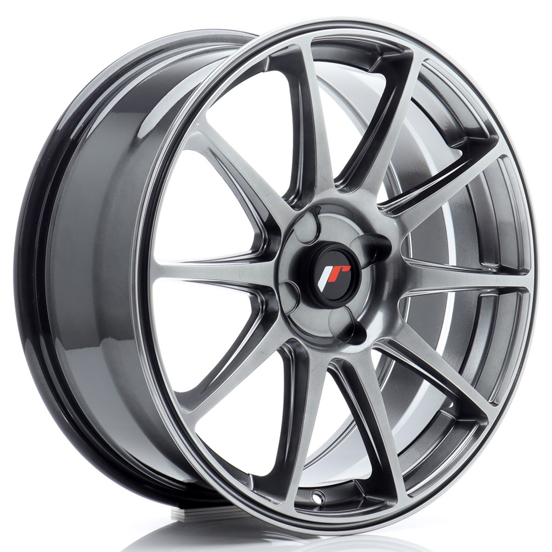 JR Wheels JR11 18x7.5 ET20-40 4H BLANK Hyper Black