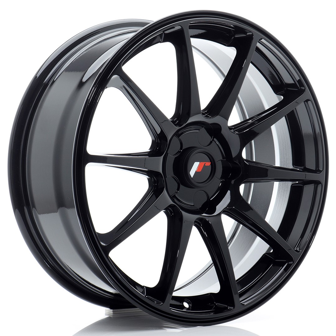 JR Wheels JR11 18x7.5 ET20-40 5H BLANK Gloss Black