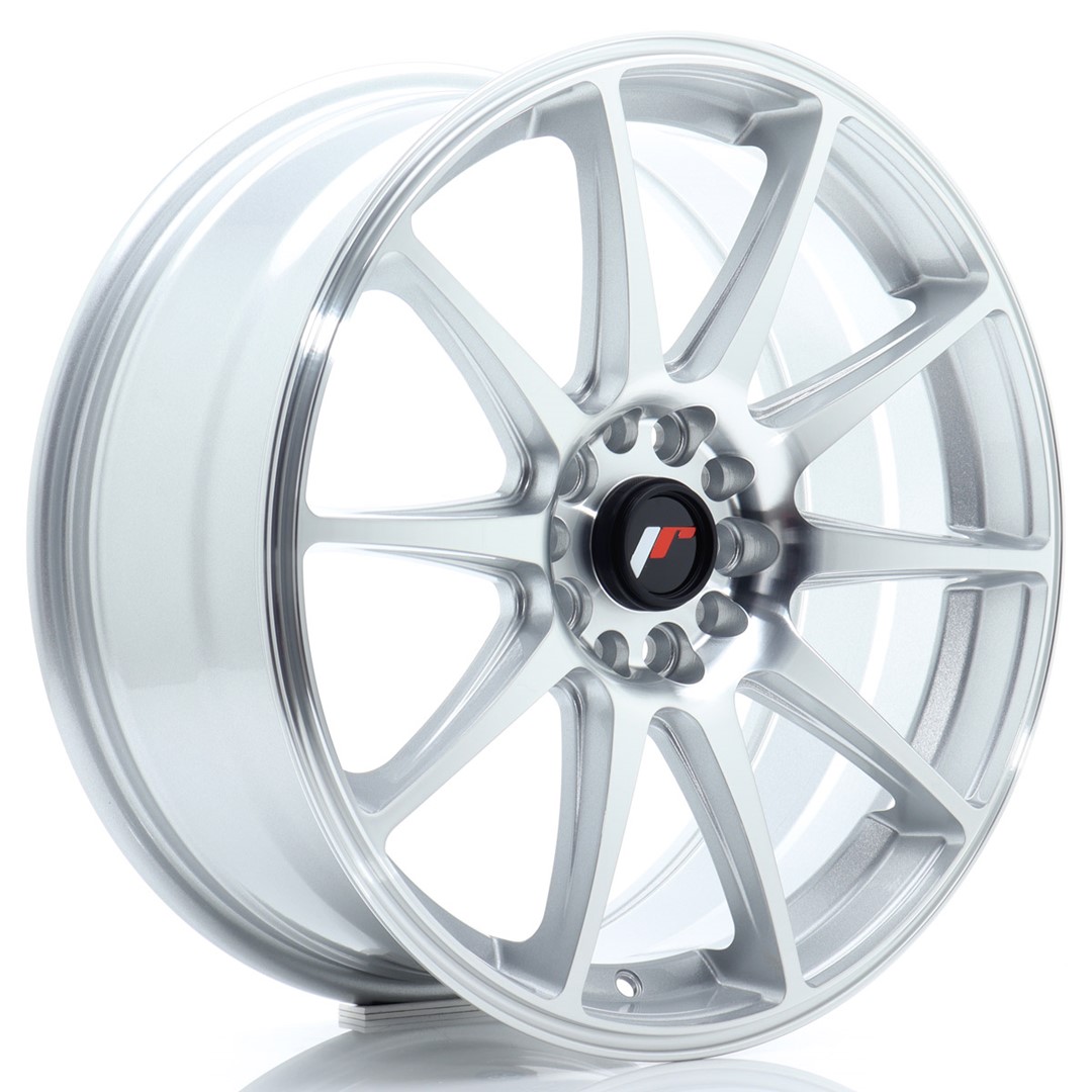 JR Wheels JR11 18x7.5 ET35 5x100/120 Silver Machined Face