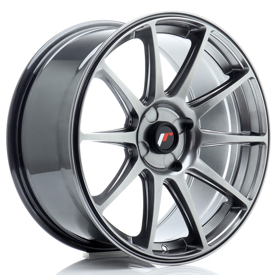 JR Wheels JR11 18x8.5 ET20-40 4H BLANK Hyper Black
