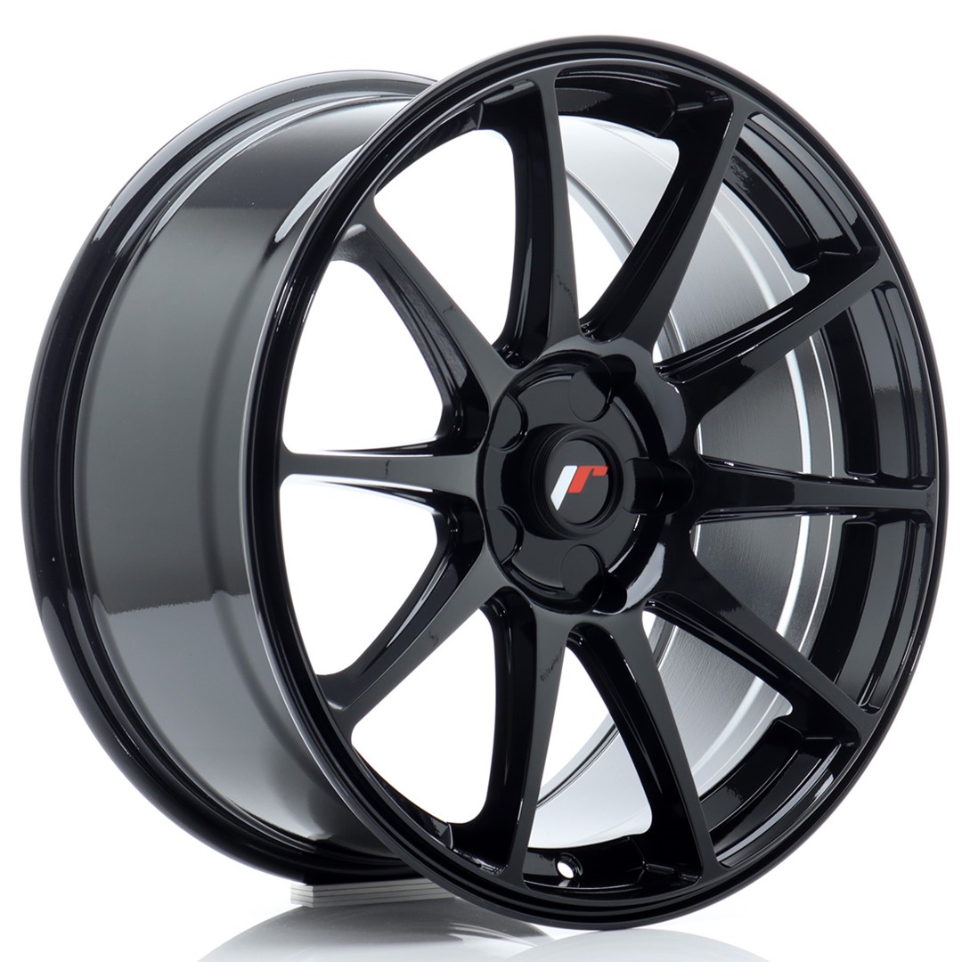 JR Wheels JR11 18x8.5 ET20-40 5H BLANK Gloss Black