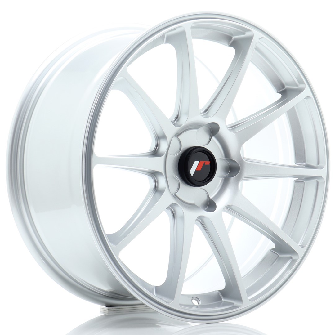JR Wheels JR11 18x8.5 ET20-40 5H BLANK Hyper Silver