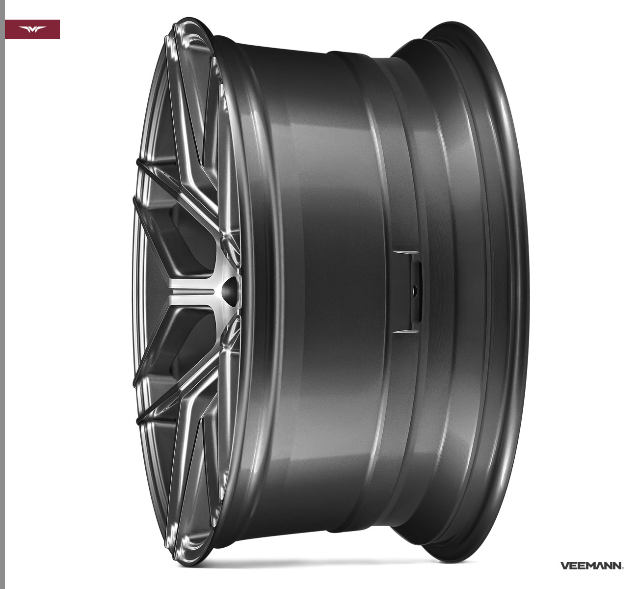 18" Veemann V-FS38 Gloss Graphite 5/120 - 2