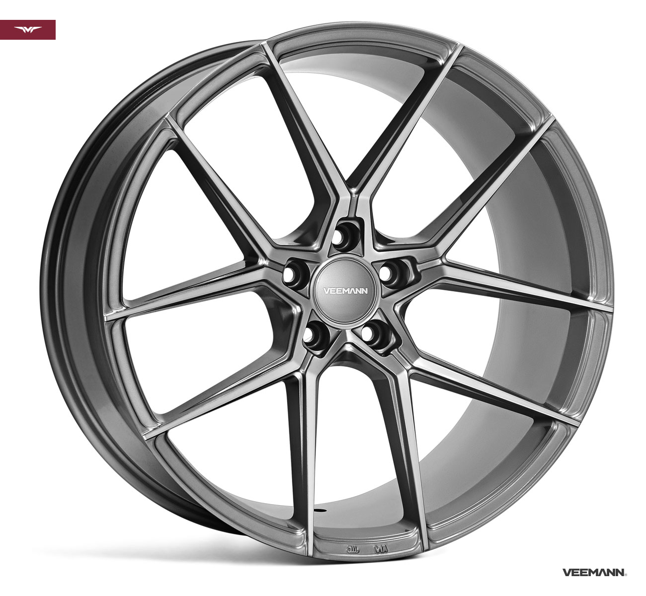 19" Veemann V-FS39 Gloss Graphite 5/112