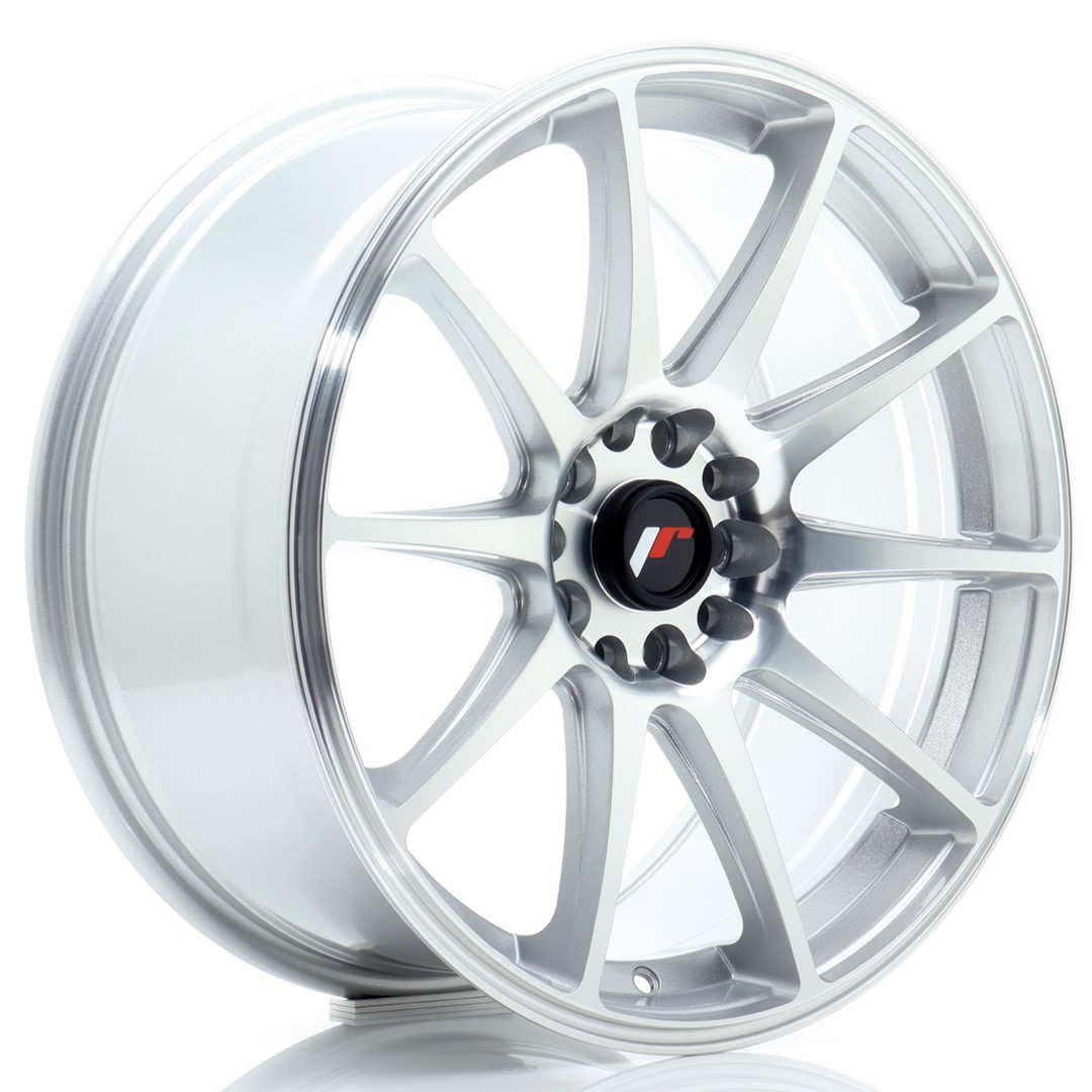 JR Wheels JR11 18x8.5 ET35 5x100/108 Silver Machined Face