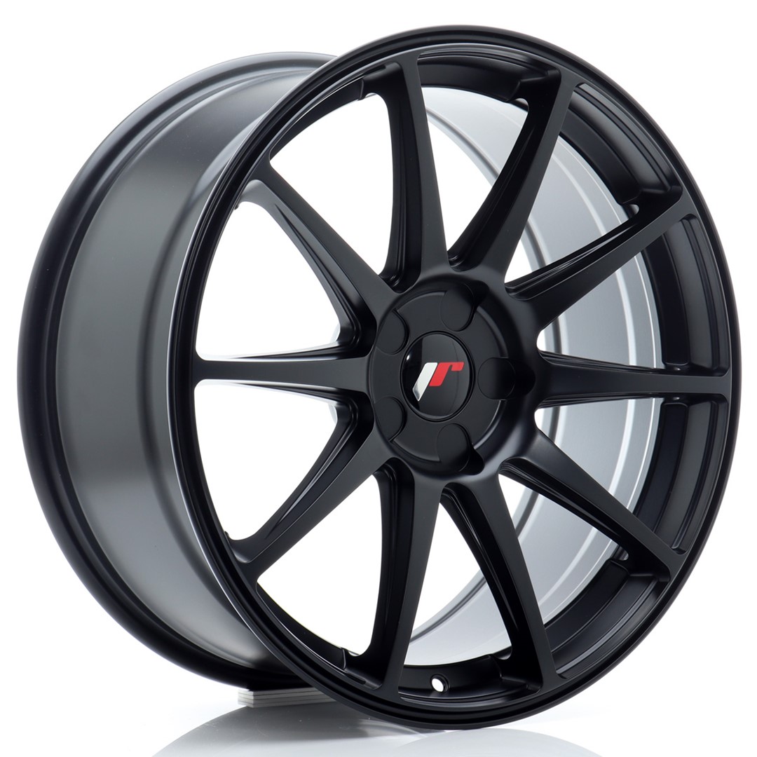 JR Wheels JR11 19x8.5 ET20-42 5H BLANK Matt Black