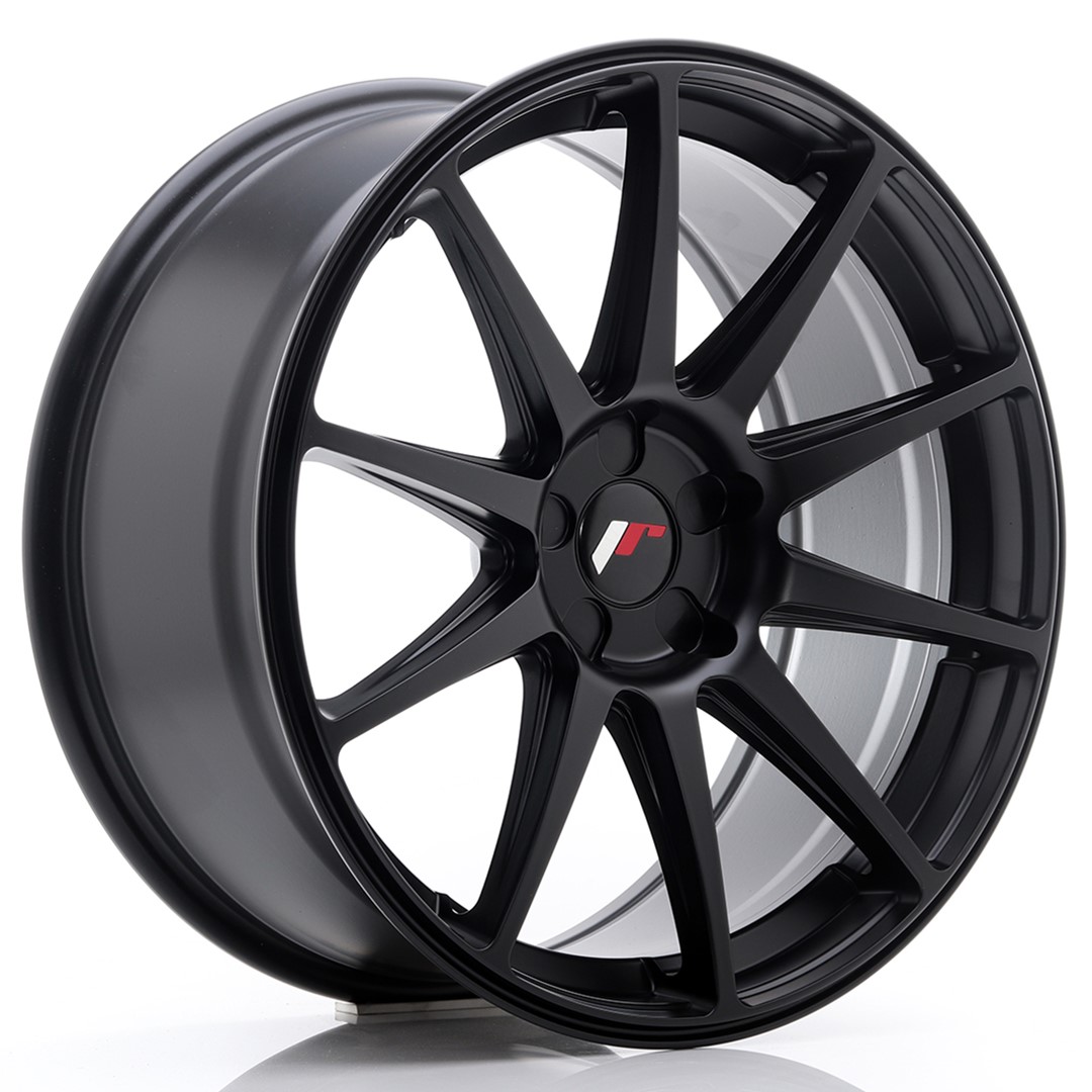 JR Wheels JR11 19x8.5 ET35-40 5H BLANK Matt Black