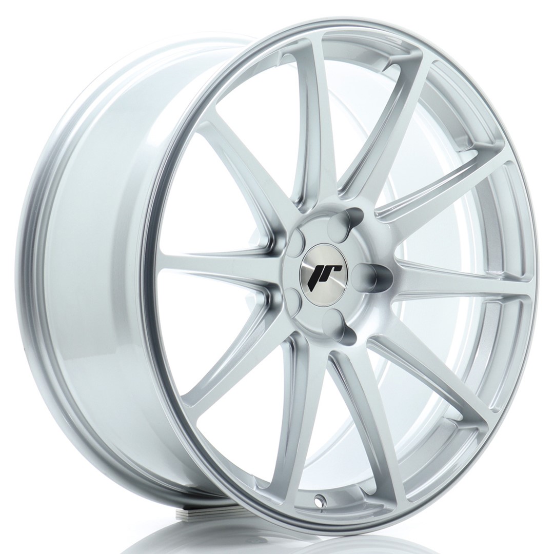 JR Wheels JR11 20x8.5 ET20-35 5H BLANK Hyper Silver