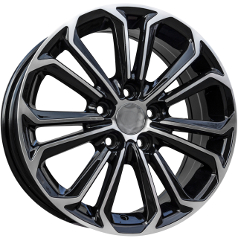 17" Dyno 157 Black/pol 5/108