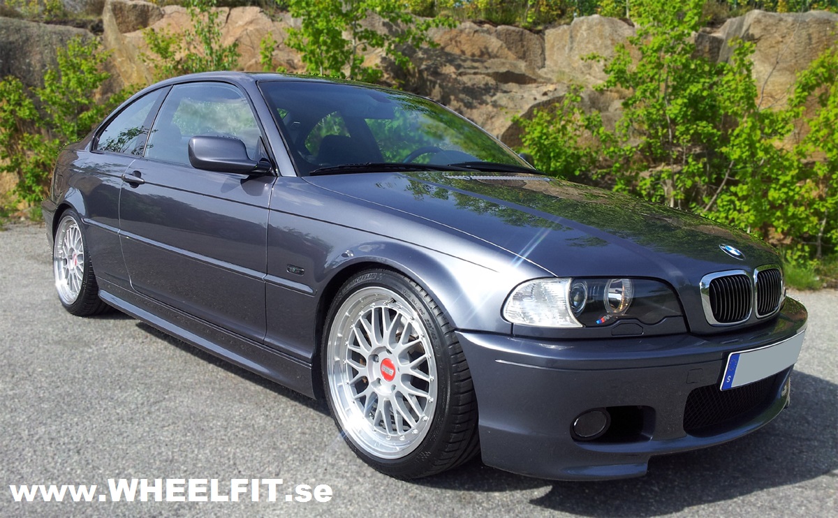 18" LM style sil/pol BMW E46