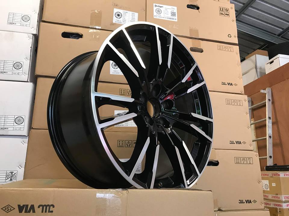 20" AG G355 Black/pol 5/120 - 3