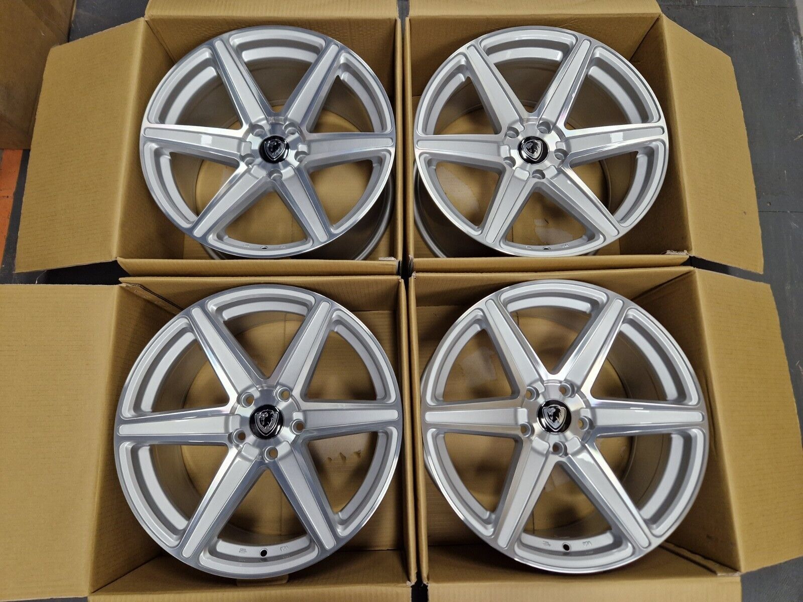 20" Cades Thor Silver/polished 5x120
