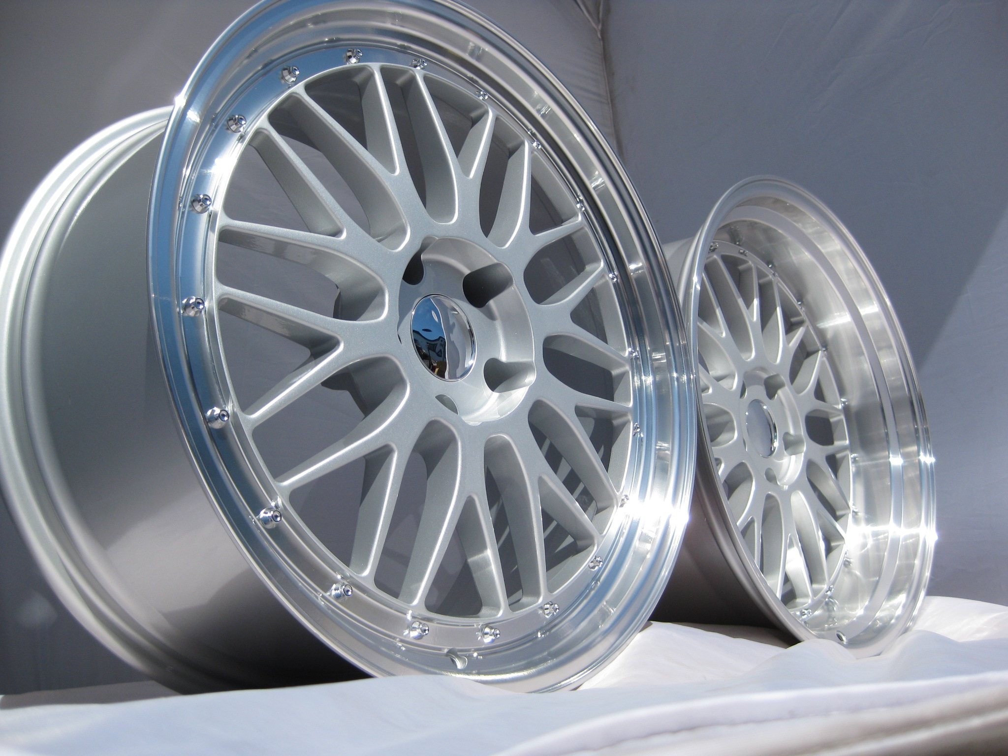 20" LM style Silver/polished 5x120