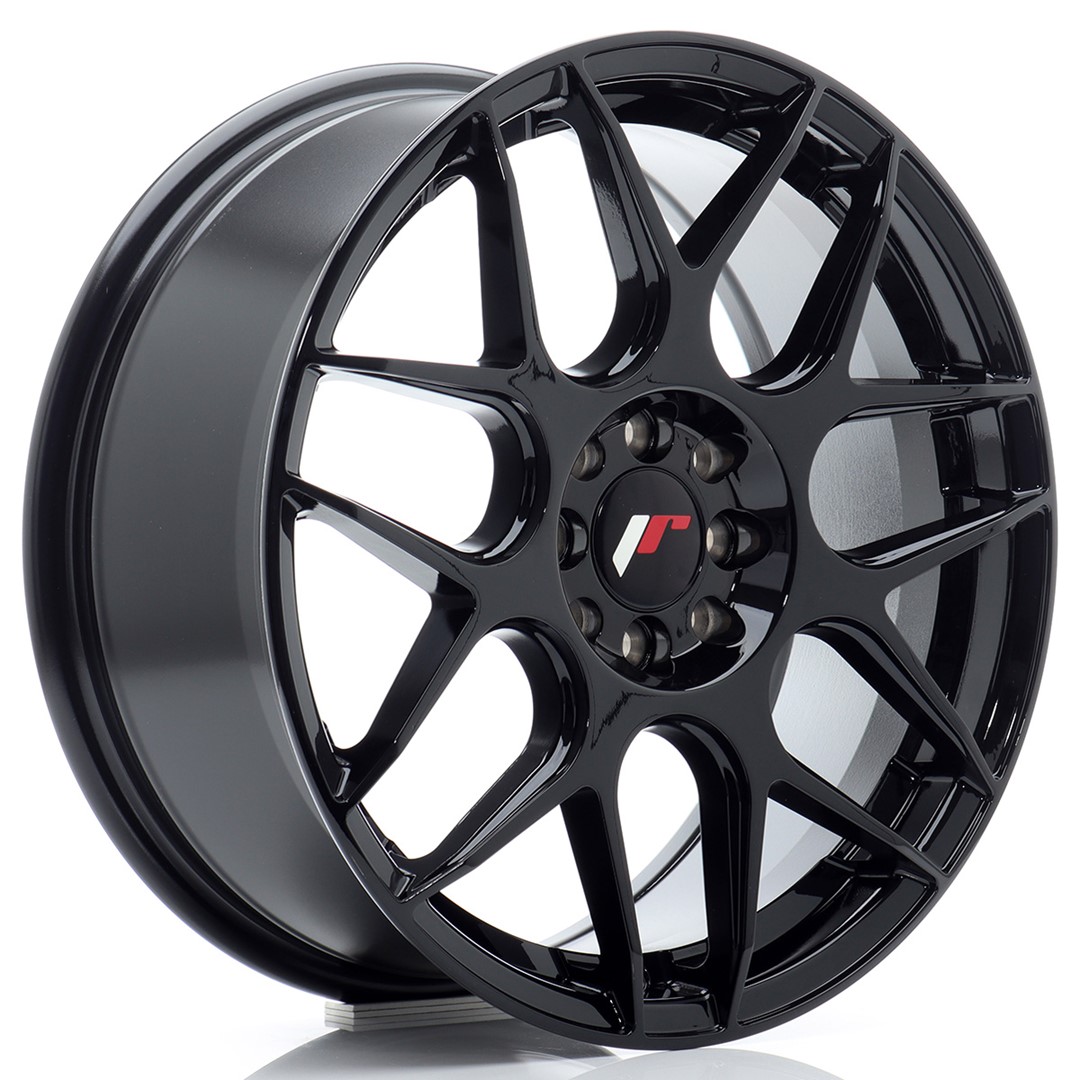 JR Wheels JR18 17x7 ET40 4x100/114.3 Gloss Black