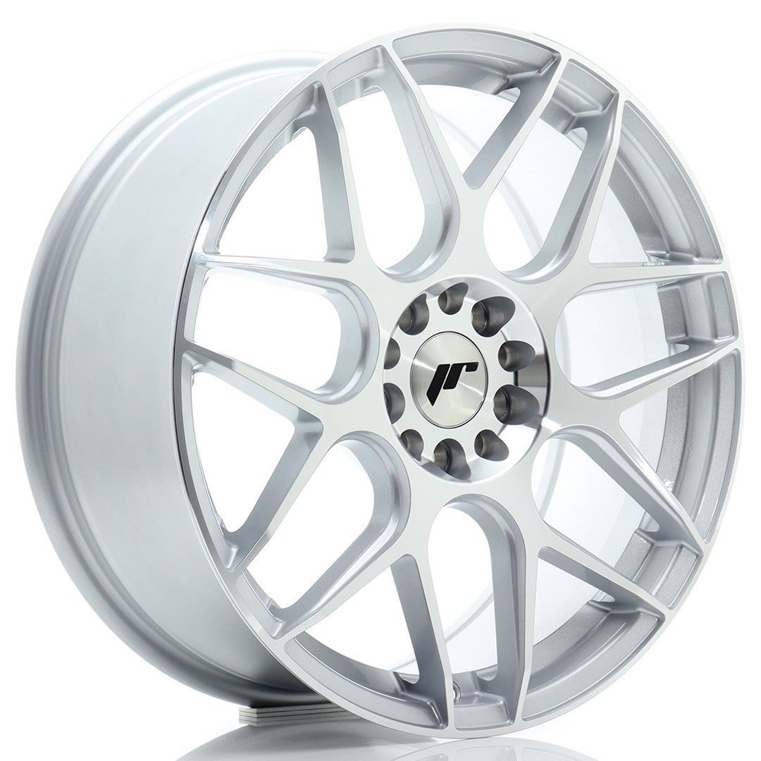 JR Wheels JR18 18x7.5 ET35 5x100/120 Silver Machined Face