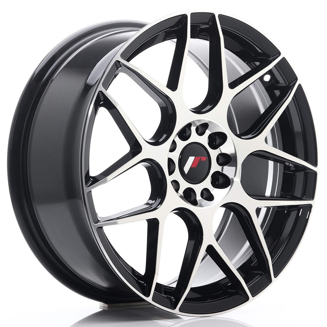JR Wheels JR18 18x7.5 ET40 5x112/114 Black Machined Face