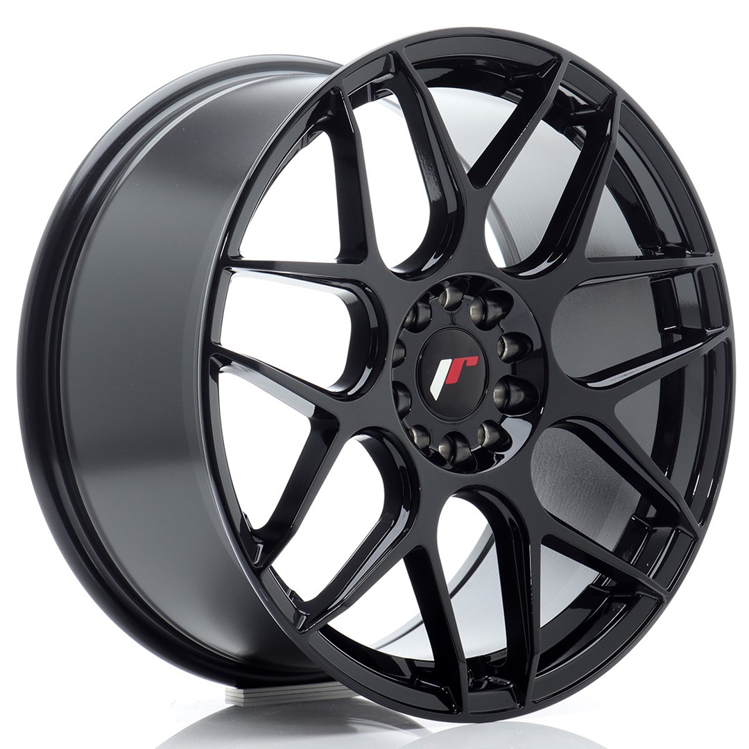 JR Wheels JR18 18x8.5 ET45 5x112/114 Gloss Black