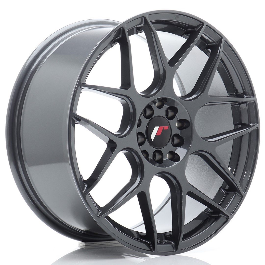JR Wheels JR18 18x8.5 ET45 5x112/114 Hyper Gray