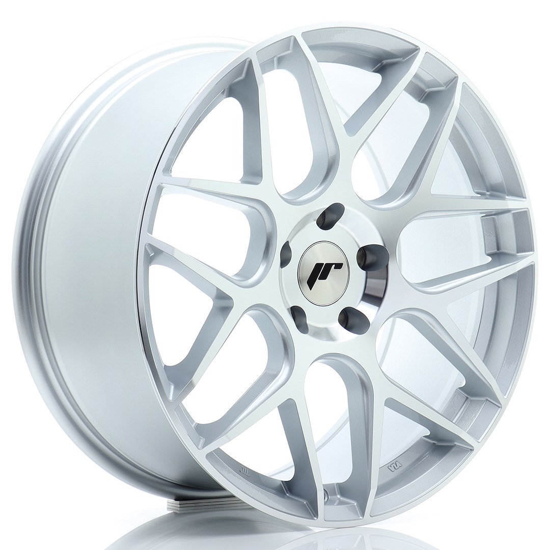 JR Wheels JR18 19x8.5 ET35 5x120 Silver Machined Face