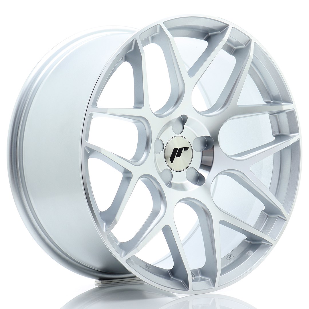 JR Wheels JR18 19x9.5 ET20-42 5H BLANK Silver Machined Face