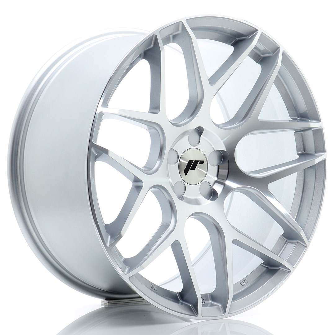 JR Wheels JR18 20x9.5 ET20-35 5H BLANK Silver Machined Face