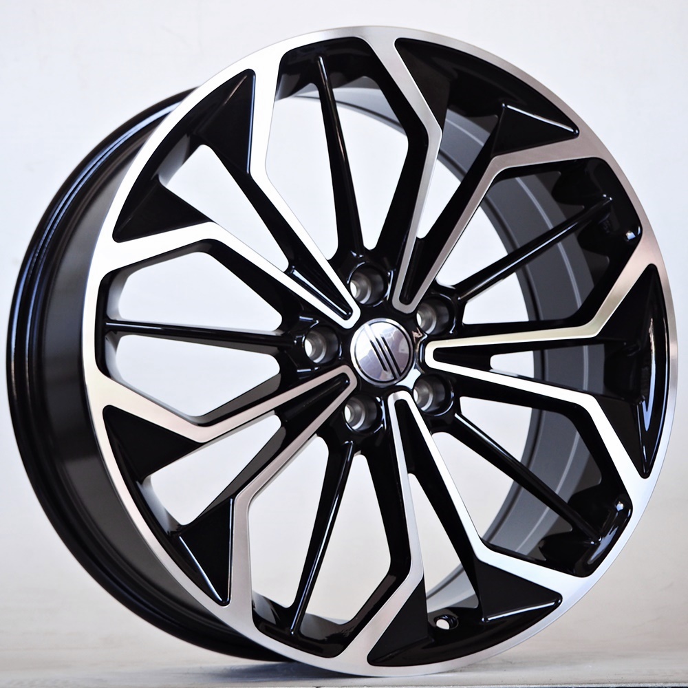 18" Adra Black/polished 5x108