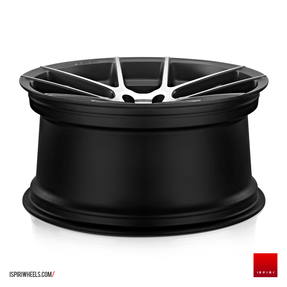 20" Ispiri ISR6 Satin graphite/polished 5x112 - 2