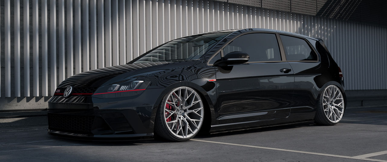 20" Veemann V-FS51 Silver/machined 5x112
