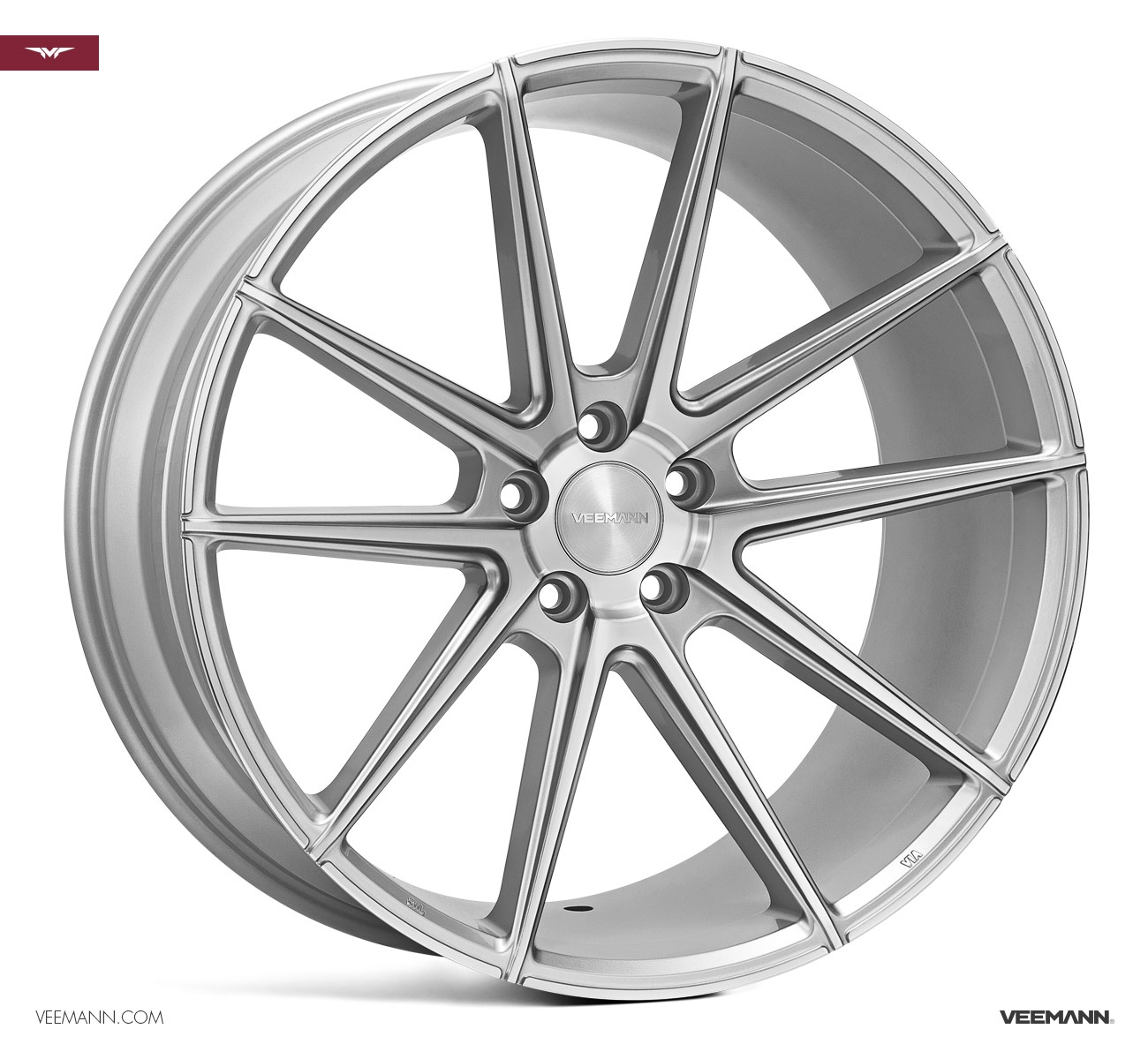 21" Veemann V-FS4 Silver/pol 5/120