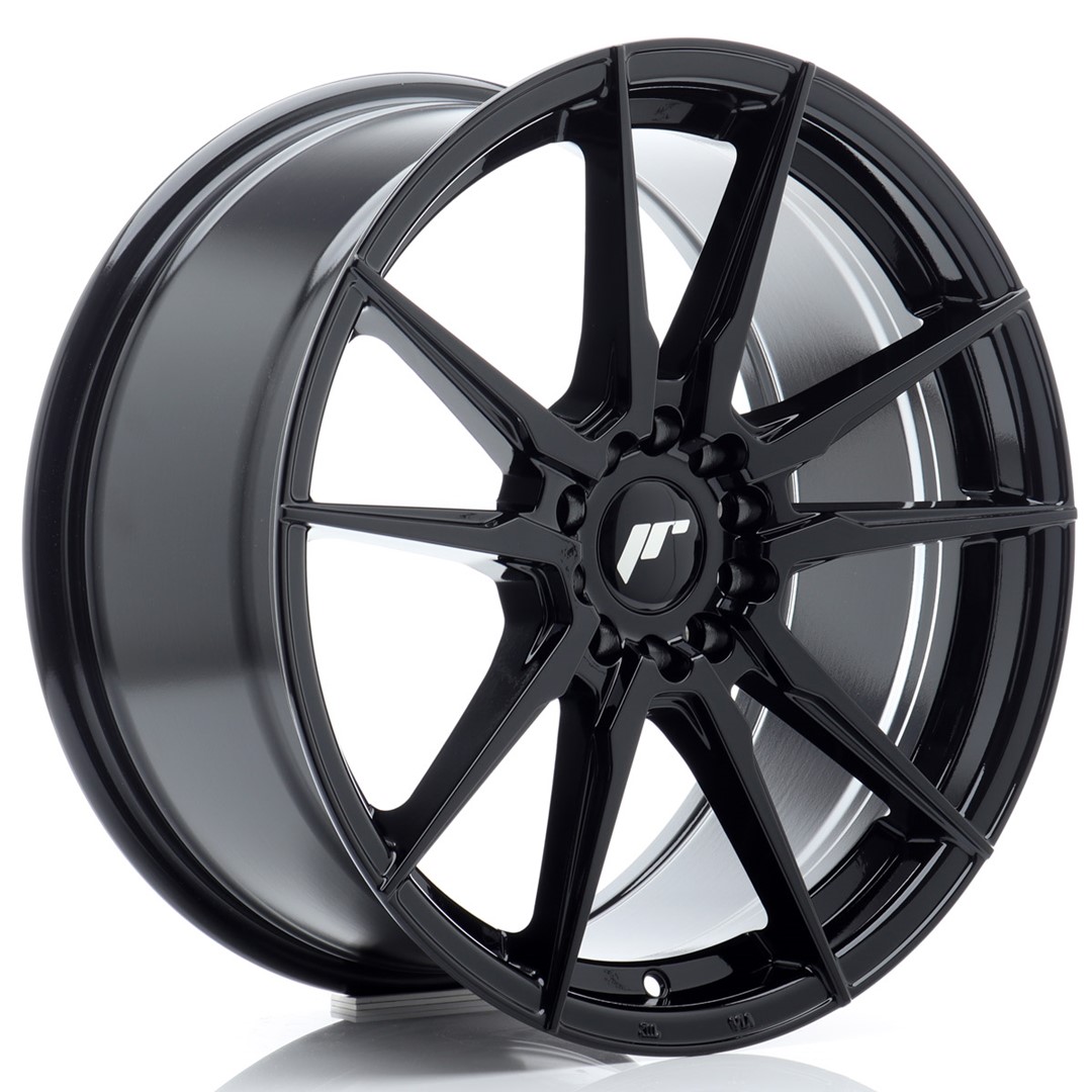 JR Wheels JR21 18x8.5 ET45 5x112/114 Gloss Black