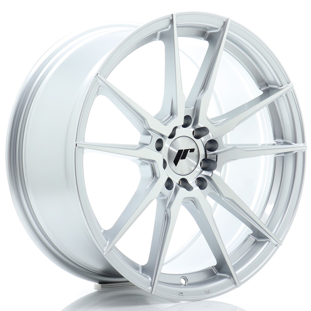 JR Wheels JR21 18x8.5 ET45 5x112/114 Silver Machined Face