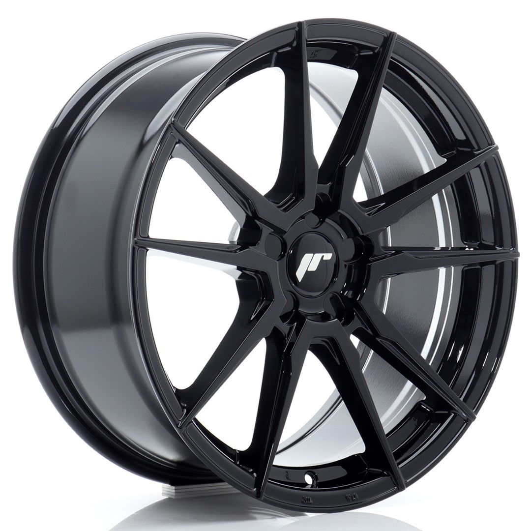 JR Wheels JR21 18x8.5 ET45 5x114.3 Gloss Black