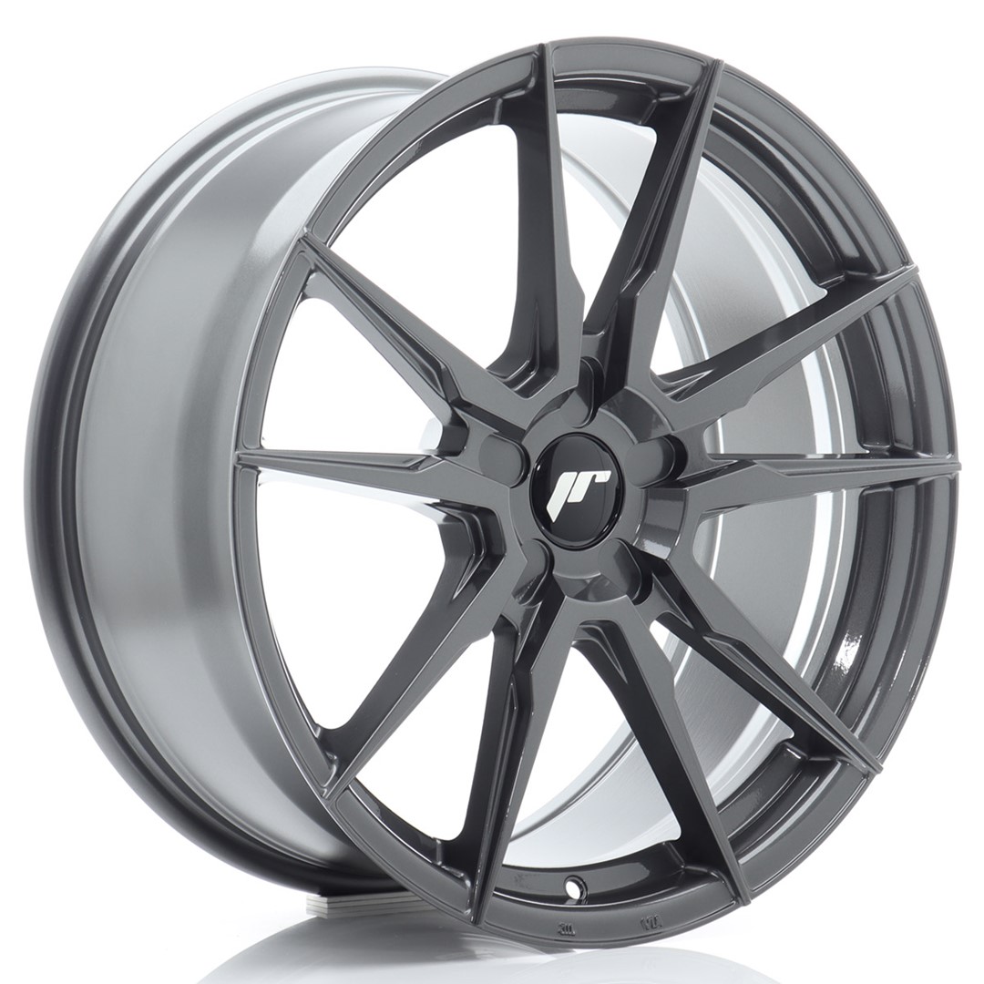 JR Wheels JR21 19x8.5 ET20-45 5H BLANK Hyper Gray