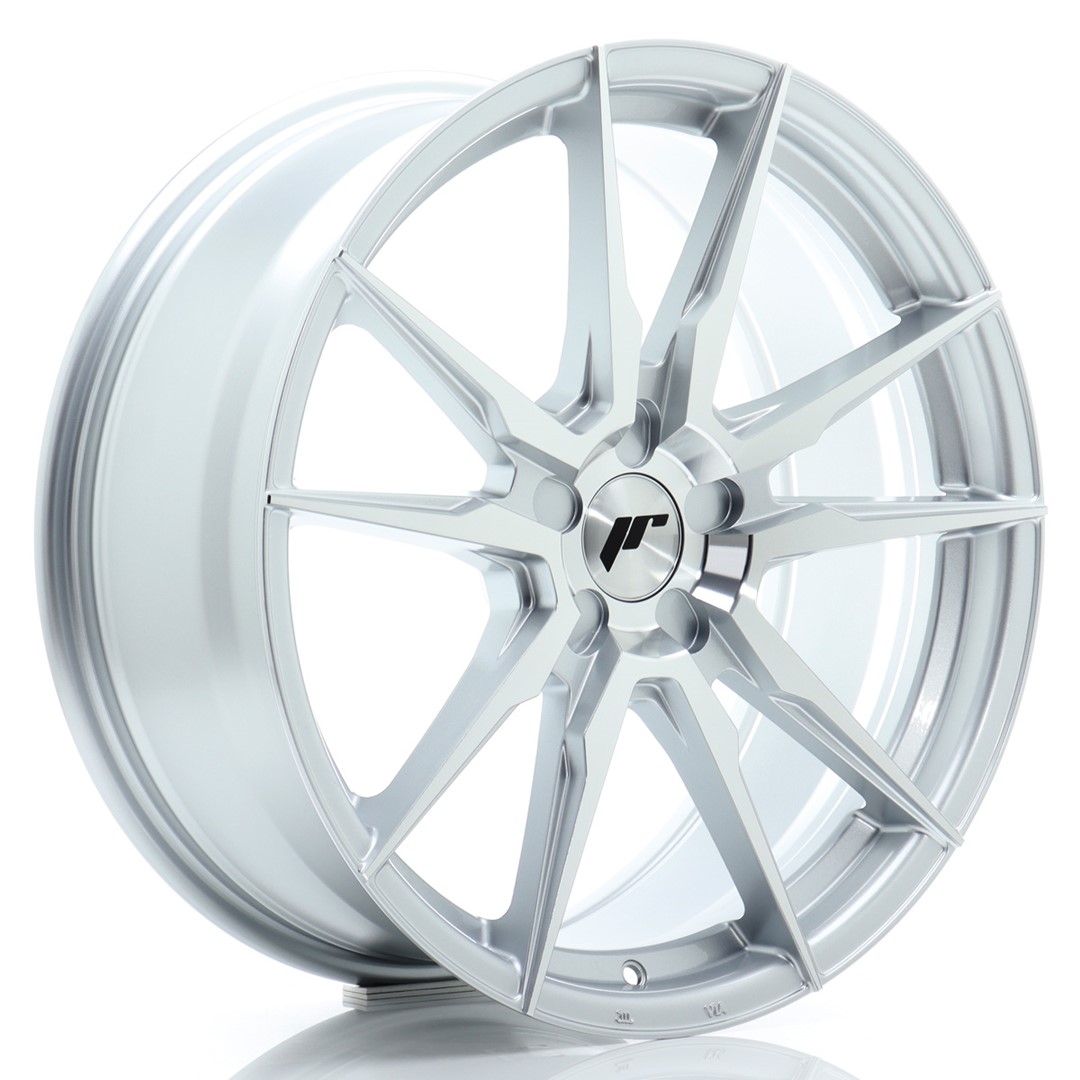 JR Wheels JR21 19x8.5 ET20-45 5H BLANK Silver Machined Face
