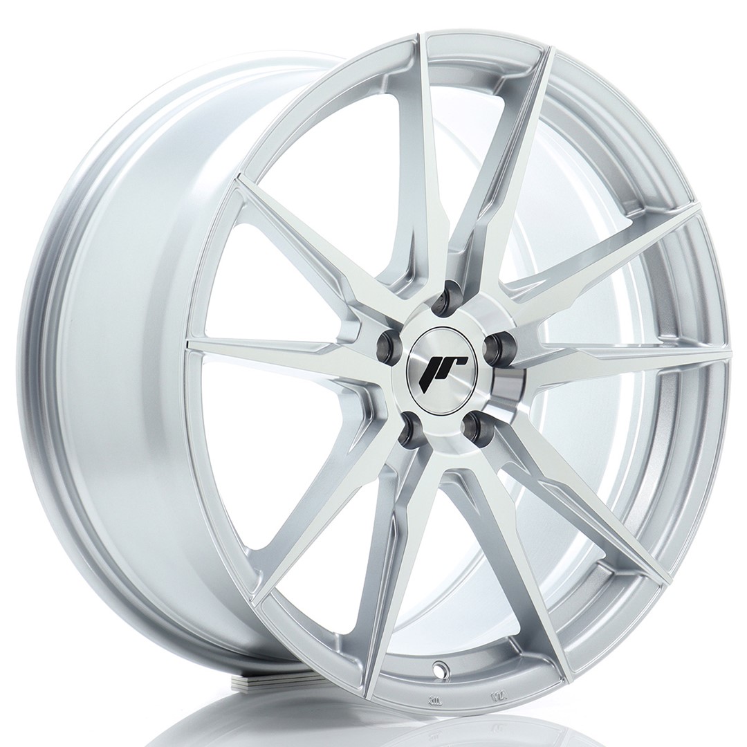 JR Wheels JR21 19x8.5 ET35 5x120 Silver Machined Face