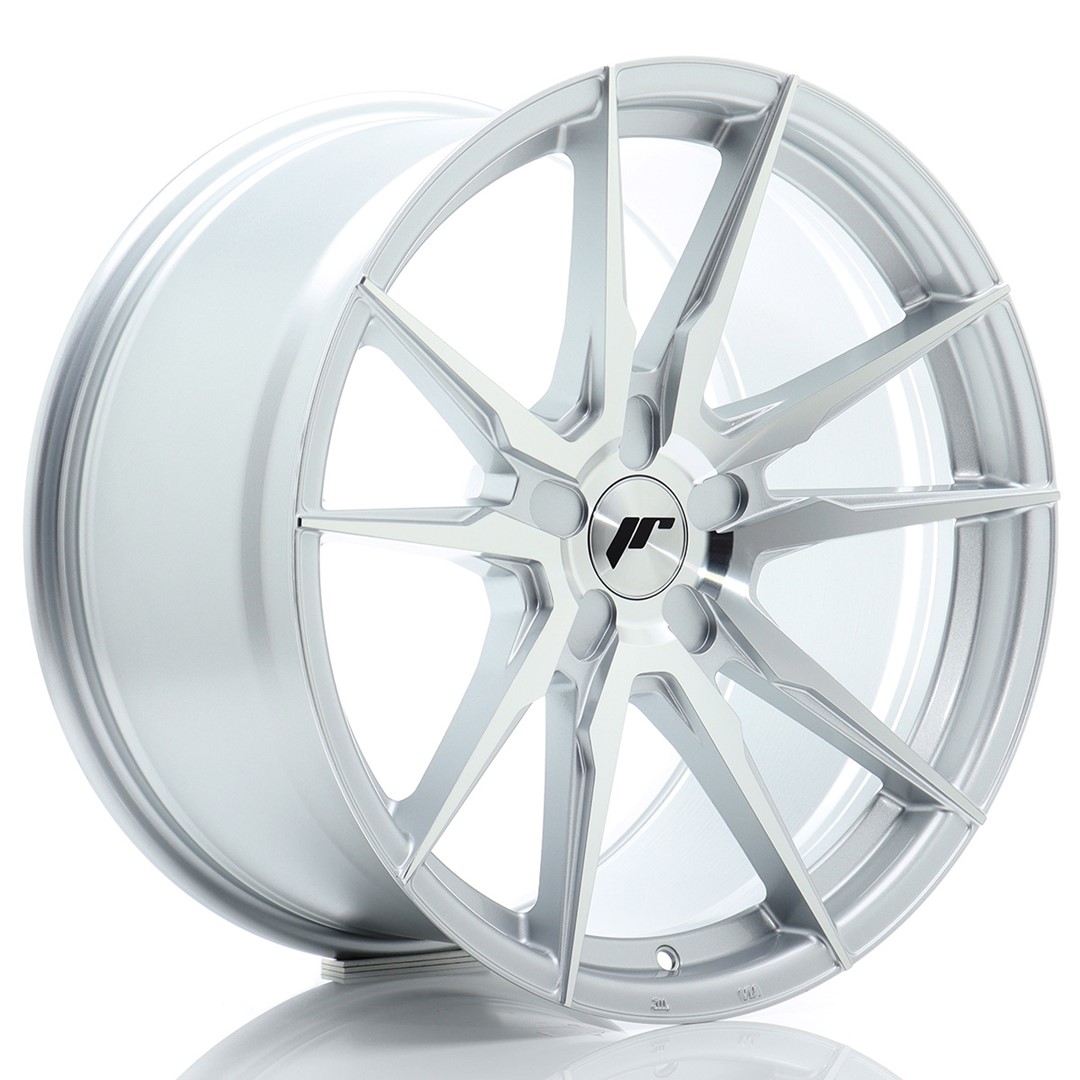 JR Wheels JR21 19x9.5 ET20-45 5H BLANK Silver Machined Face