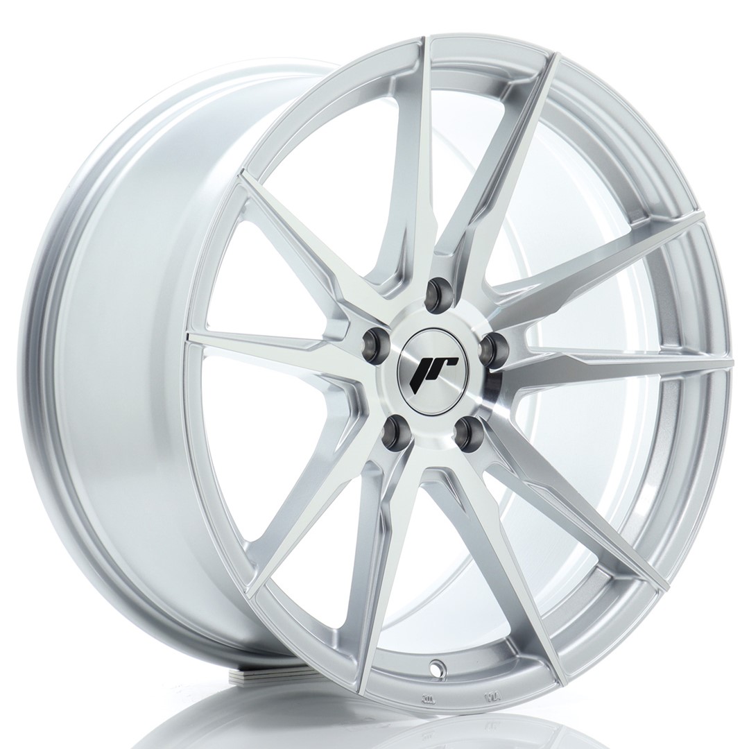 JR Wheels JR21 19x9.5 ET41 5x120 Silver Machined Face