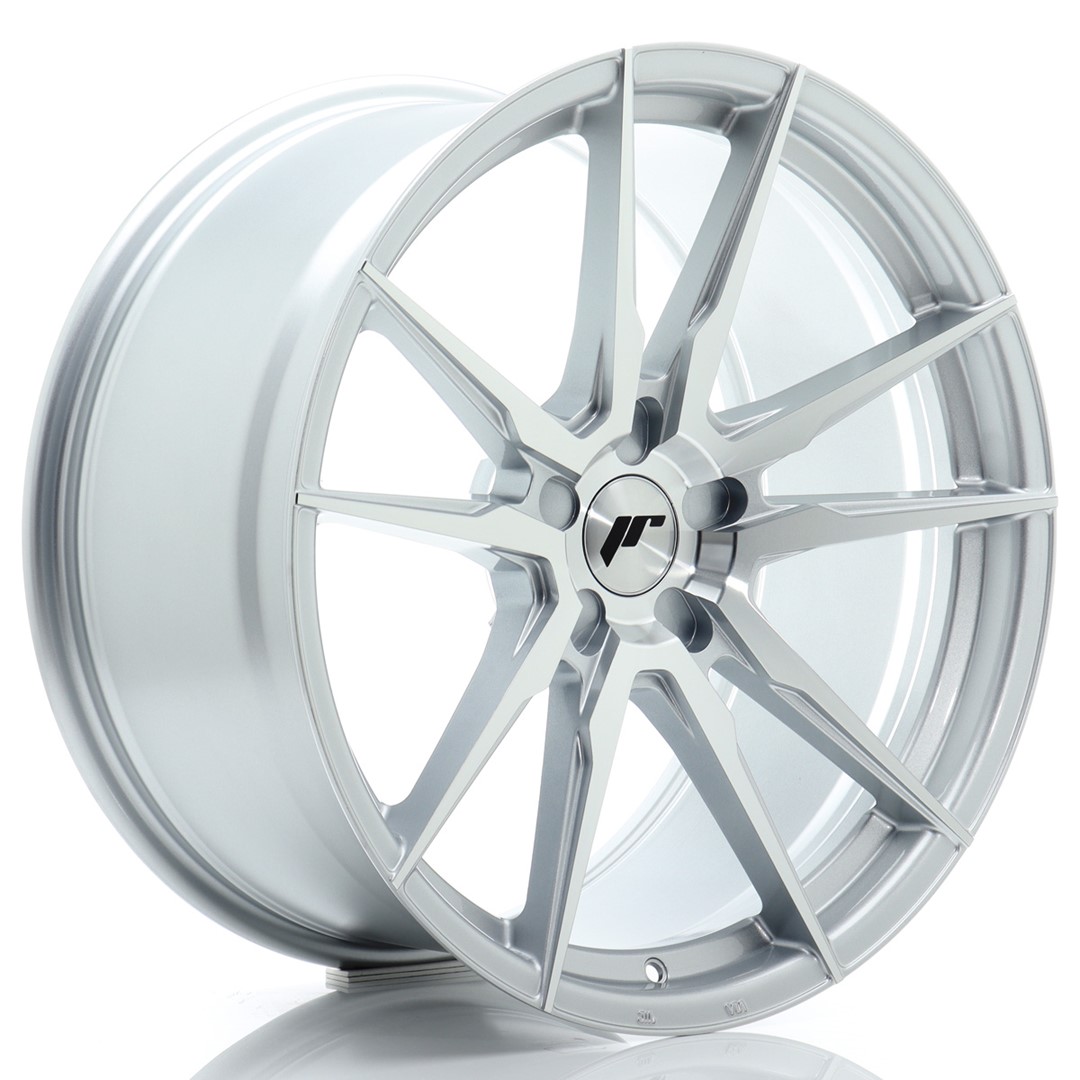 JR Wheels JR21 20x9.5 ET22-40 5H BLANK Silver Machined Face