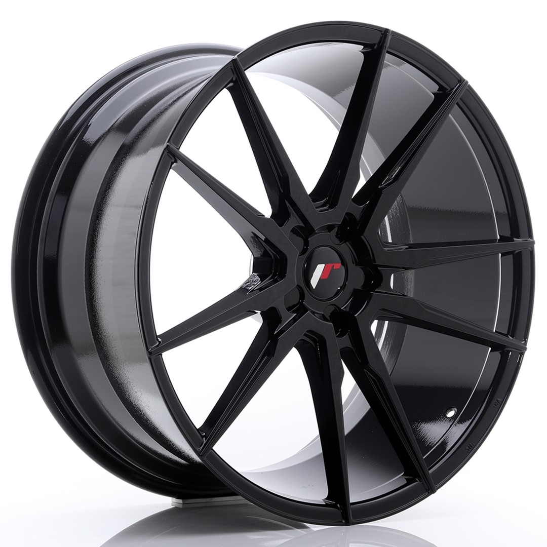 JR Wheels JR21 22x10.5 ET15-52 5H BLANK Gloss Black