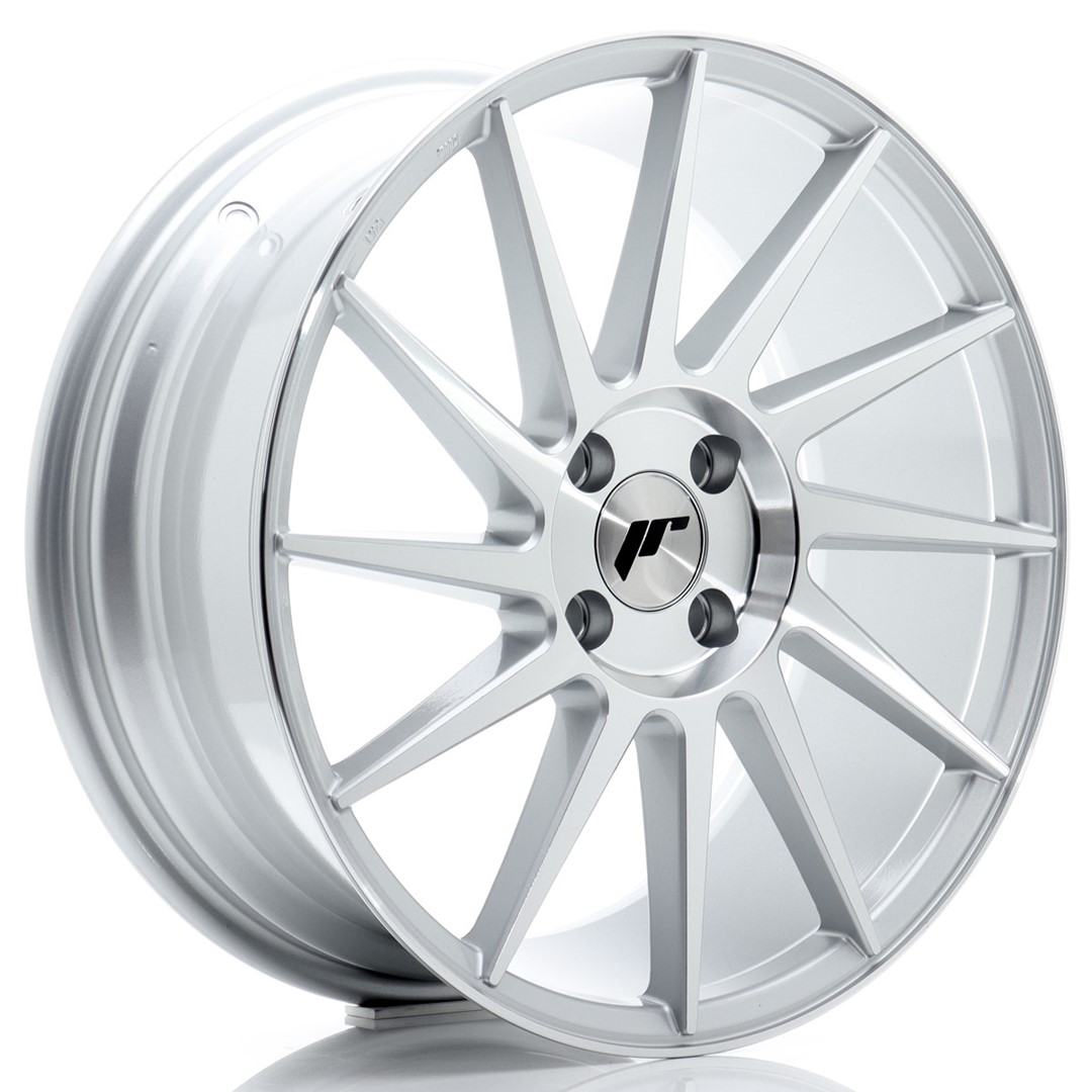 JR Wheels JR22 18x7.5 ET35 4x108 Silver Machined Face