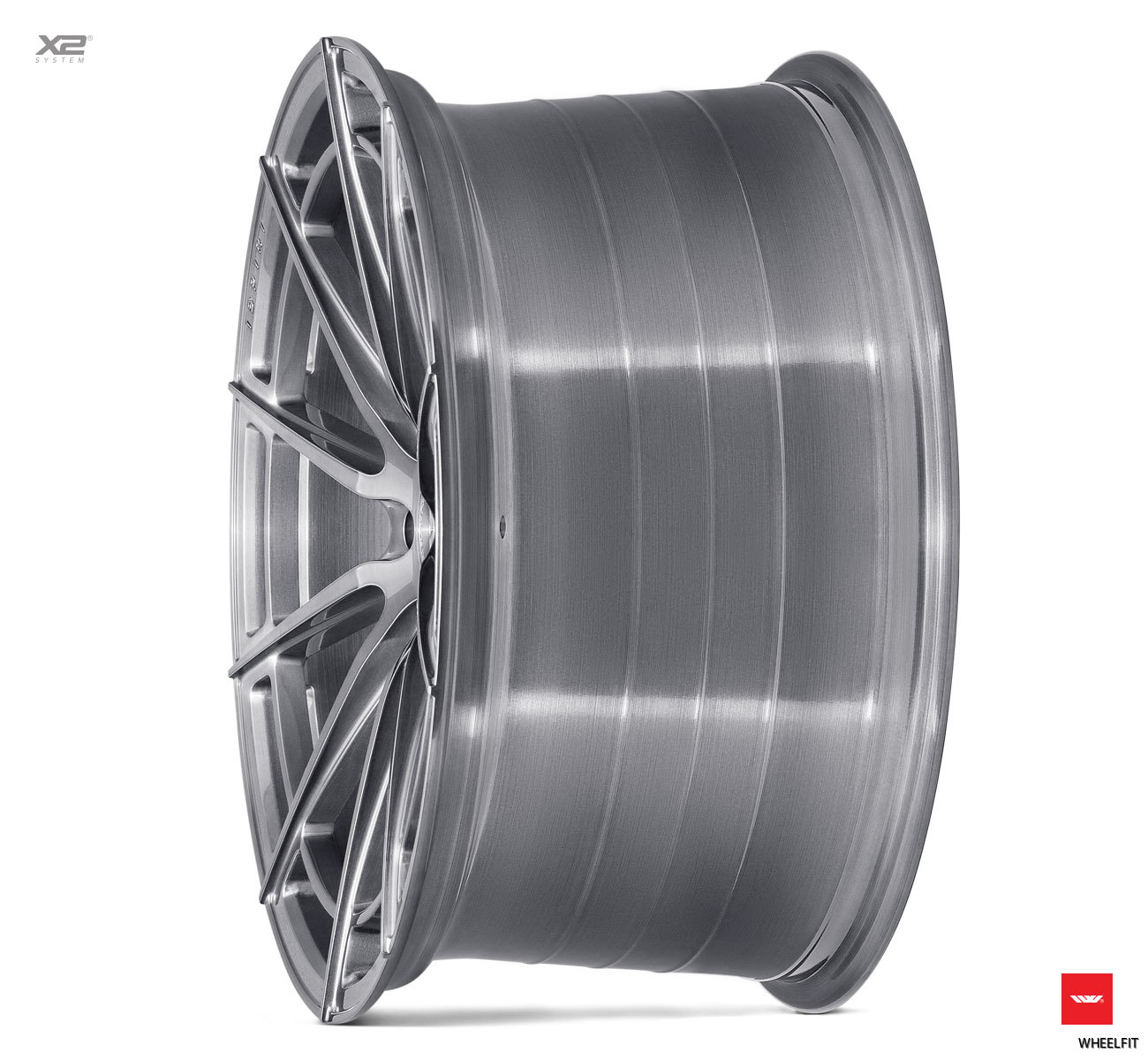 20" Ispiri FFR2 Full Brushed Carbon Titanium 5/120 - 2