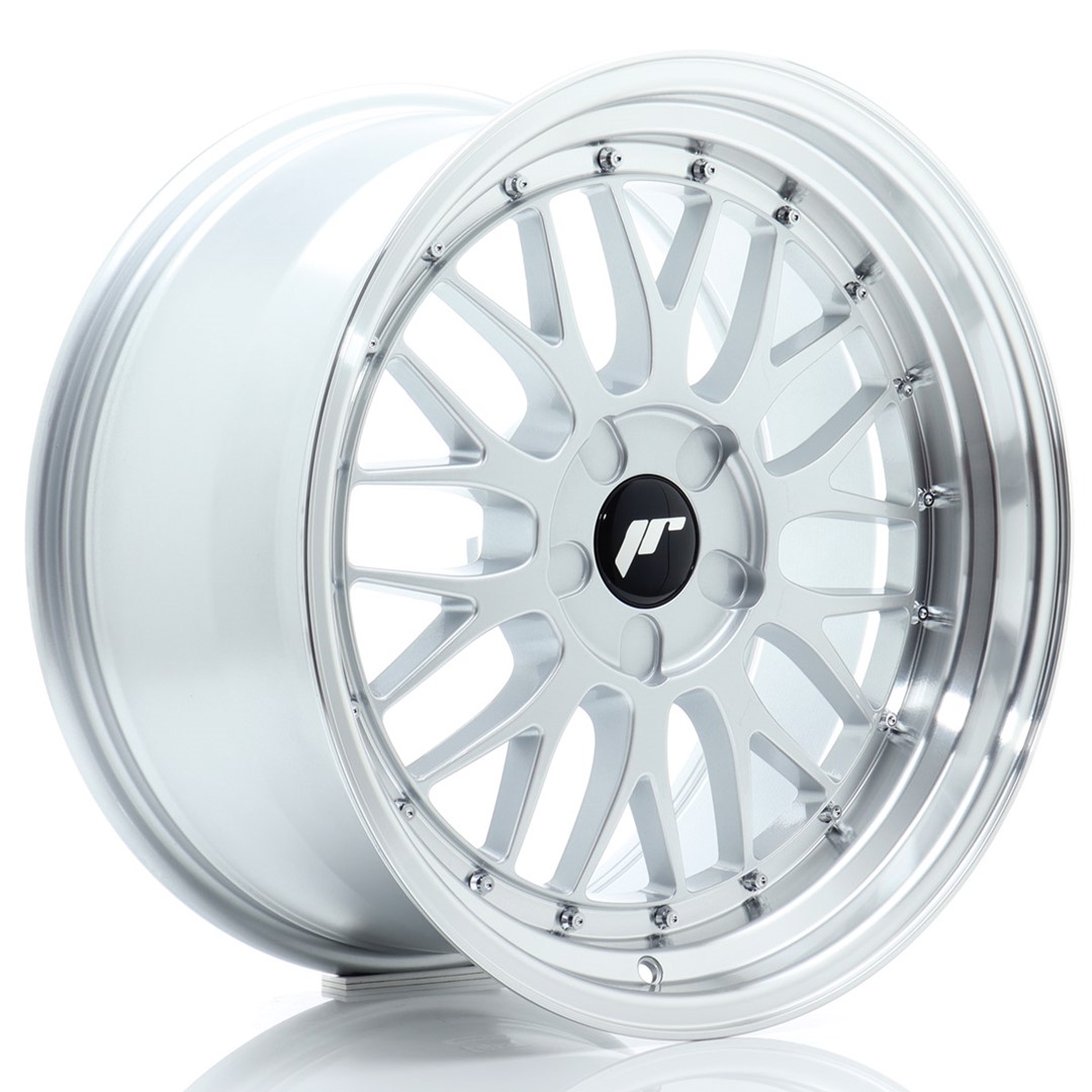 JR Wheels JR23 18x9.5 ET20-48 5H BLANK Hyper Silver w/ Machined Lip