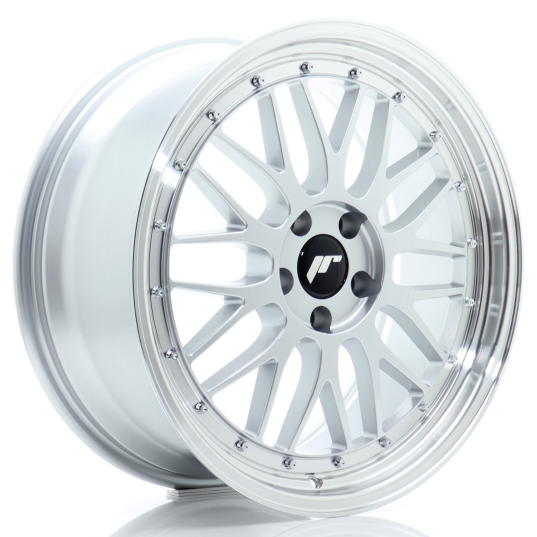 JR Wheels JR23 19x8.5 ET45 5x112 Hyper Silver w/ Machined Lip