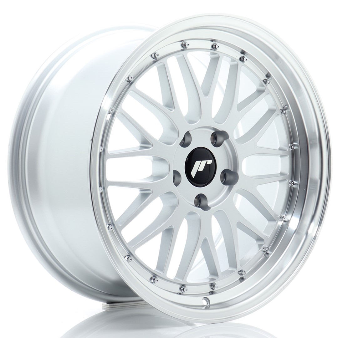 JR Wheels JR23 19x9.5 ET35 5x120 Hyper Silver w/ Machined Lip
